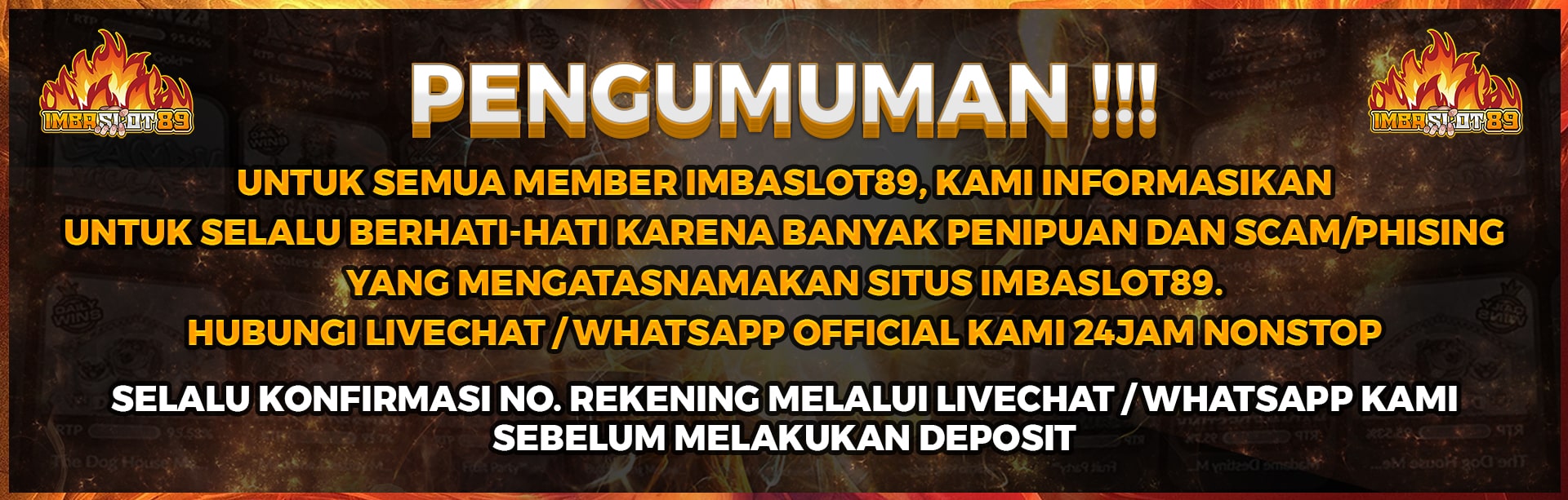 HIMBAUAN PENIPUAN