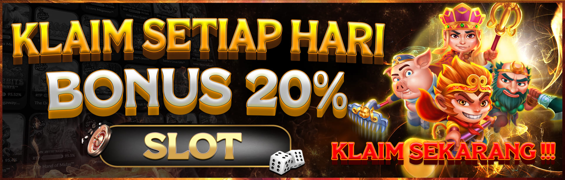 BONUS HARIAN 20%