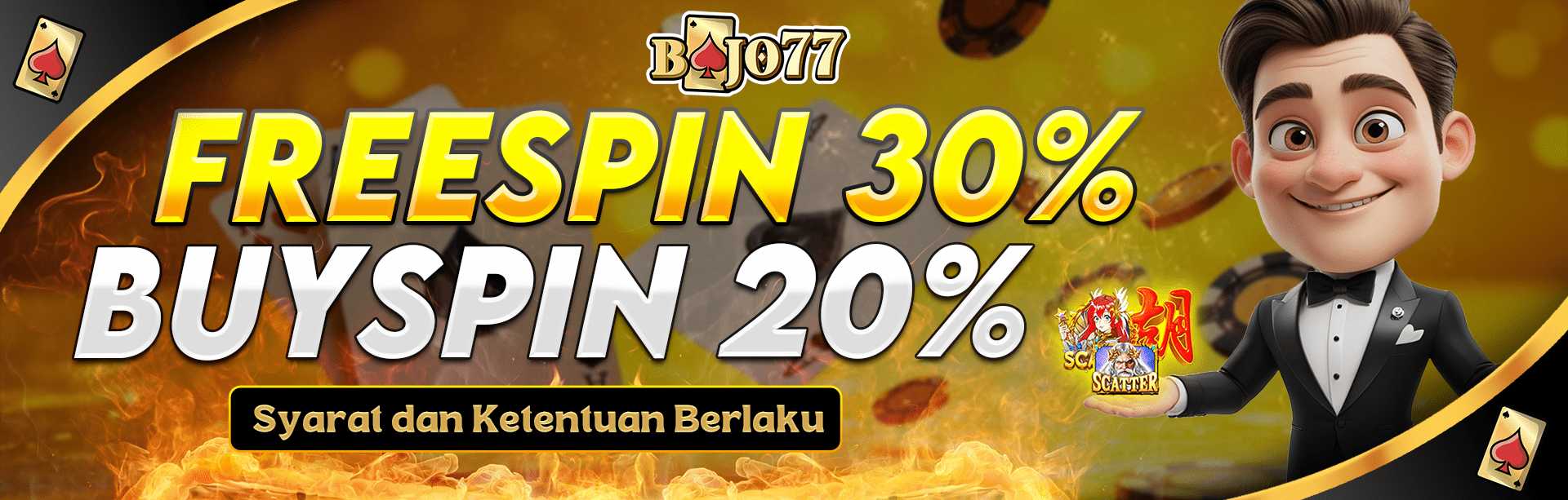 EVENT FREESPIN MURNI 25% & BUYSPIN 15% ALL SLOT GAMES